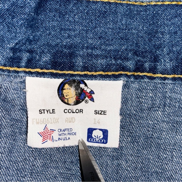 Cherokee Vintage Denim Midi-Skirt, pre-loved condition - Picture 6 of 15